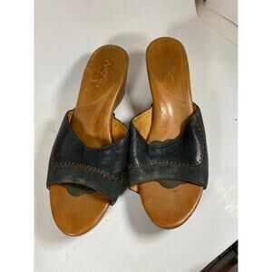 Naya Himila Leather Heel Sandals 11M